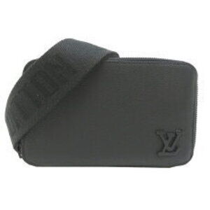 Louis Vuitton Alpha Wearable Wallet Shoulder Bag Taurillon Black